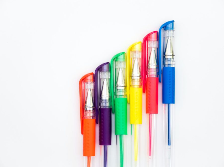 storytelling pens colourful